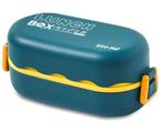 My Green Deal - Lunchbox Blauw - 850ML, Huis en Inrichting, Keuken | Tupperware, Verzenden, Nieuw, Blauw, Bus of Trommel