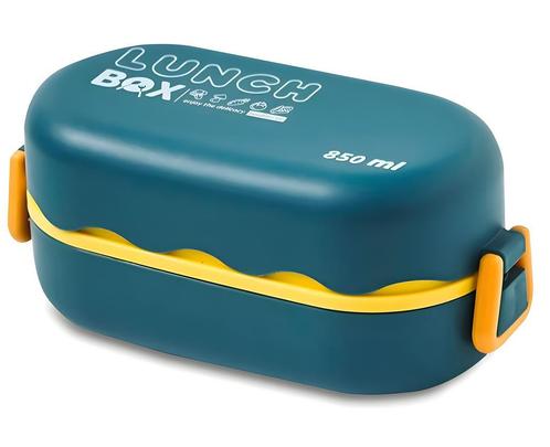 My Green Deal - Lunchbox Blauw - 850ML, Huis en Inrichting, Keuken | Tupperware, Bus of Trommel, Blauw, Nieuw, Verzenden