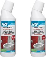 HG toiletgel extra sterk - 2 stuks + Gratis Spons!, Huis en Inrichting, Verzenden