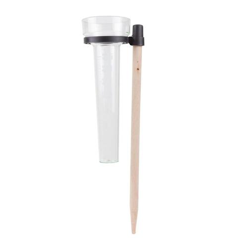 Benson Regenmeter op stokhouder - transparant - 24 cm - k..., Audio, Tv en Foto, Weerstations en Barometers, Nieuw, Ophalen of Verzenden