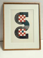 Kumi Sugai (1919-1996) - “Festival Blue”, Antiek en Kunst