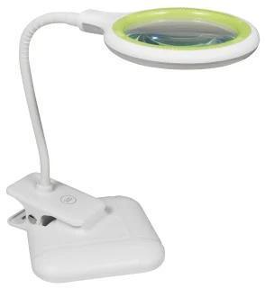 Loeplamp,3 dioptrie, zowel voet als tafelklem USB-aansluitin, Hobby en Vrije tijd, Vergrootglazen, Loepen en Loeplampen, Loeplamp
