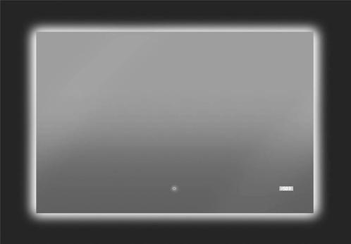 Badmeubel Frozen Solid Surface 100Cm Met Ledspiegel, Huis en Inrichting, Badkamer | Badkamermeubels, Ophalen of Verzenden