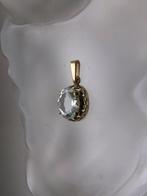 8 karaat - Geel goud, Aquamarijn - Hanger - Art Deco
