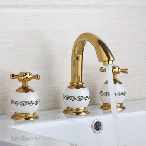 Luxe gouden opbouw kraan Tas Deluxe, Doe-het-zelf en Verbouw, Sanitair, Nieuw, Verzenden