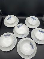 A. Giraud & Cie, Limoges - Kop en schotel - Bouillon cup -, Antiek en Kunst