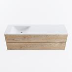 MONDIAZ VICA 150cm badmeubel onderkast Washed Oak 2 lades., Ophalen of Verzenden, Nieuw, Bad