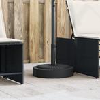 vidaXL Parasolvoet voor stokken van Ø38 / 48 mm 25 kg rond, Verzenden, Nieuw, Parasolvoet