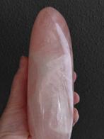 XXL Rozenkwarts edelsteen sculptuur - Hoogte: 18 cm -