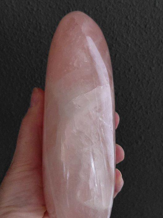 XXL Rozenkwarts edelsteen sculptuur - Hoogte: 18 cm -, Verzamelen, Mineralen en Fossielen