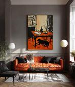 Flavia Delgado - El perro negro XL (NO RESERVE), Antiek en Kunst