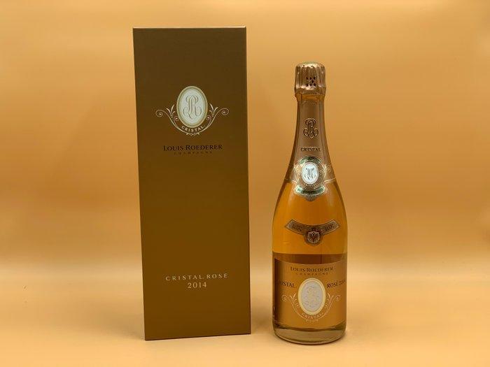 2014 Louis Roederer, Cristal - Champagne Rosé - 1 Fles (0,75, Verzamelen, Wijnen