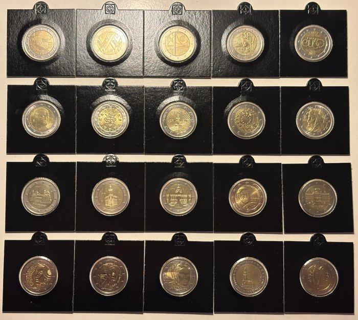 Europa. 2 Euro 2008/2023 (20 coins) (Zonder minimumprijs), Postzegels en Munten, Munten | Europa | Euromunten