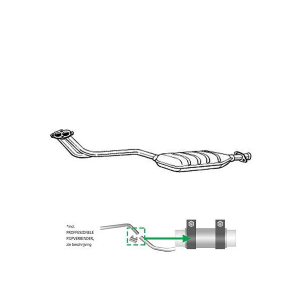 Katalysator voor Bmw 316i / 318i, Auto-onderdelen, Uitlaatsystemen, Verzenden