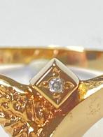 Zonder Minimumprijs - Ring - 18 karaat Geel goud Diamant, Nieuw
