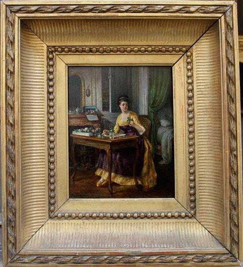 Eugène (Benjamin Eugène) Fichel (Fichell) (1826-1895) -, Antiek en Kunst, Kunst | Schilderijen | Klassiek
