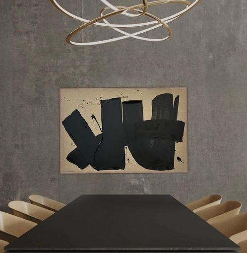 Stefanie Raus - Black IV 764 XXL, Antiek en Kunst, Kunst | Schilderijen | Modern