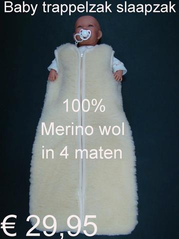 Wollen Slaapzak baby en kind Trappenzak 100% Merino € 29,95 beschikbaar voor biedingen