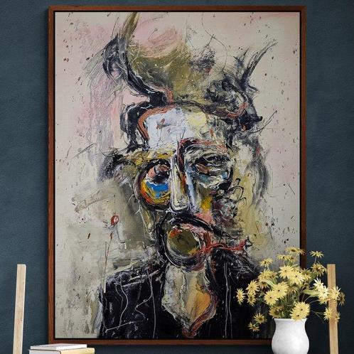 Arvydas Gaiciunas (Retne) - Vai N-5 – Contemporary Character, Antiek en Kunst, Kunst | Schilderijen | Modern