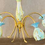 Plafondlamp - Aardewerk, Messing, Italiaanse stijl uit de