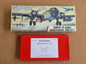Airfix 589 Heinkel He 177 1:72 + Toad Resins A-5 conversion beschikbaar voor biedingen