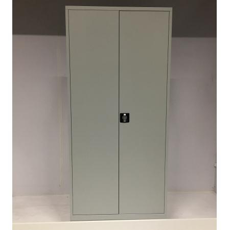 (MDK-106331) Kwadrant tweedeurskast grijs 195 cm nieuw, Huis en Inrichting, Kasten | Roldeurkasten en Archiefkasten, Nieuw, Ophalen of Verzenden