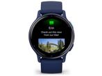 Garmin vívoactive 5 - Smartwatch - AMOLED-scherm - Blauw, Verzenden, Zo goed als nieuw, Garmin