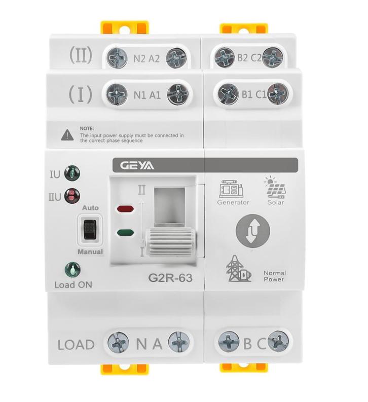 Geya ATS Noodstroomschakelaar | 1 fase of 3 fase, Doe-het-zelf en Verbouw, Elektra en Kabels, Schakelaar, Nieuw, Verzenden