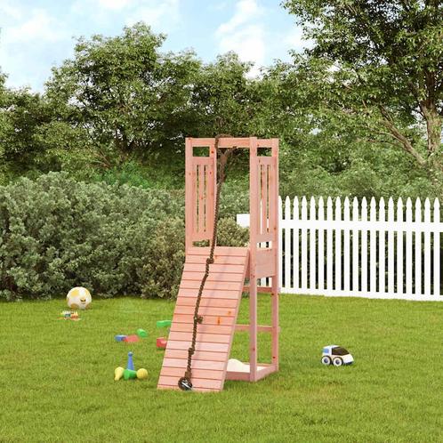 vidaXL Speelhuis met klimwand massief douglashout, Kinderen en Baby's, Speelgoed | Buiten | Speeltoestellen, Nieuw, Verzenden