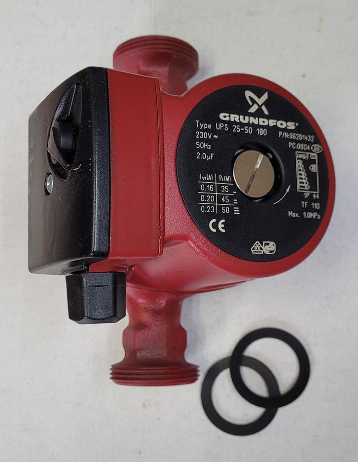 GRUNDFOS POMP UPS 25-50-180 NIEUW, Doe-het-zelf en Verbouw, Verwarming en Radiatoren, Nieuw, Ophalen of Verzenden