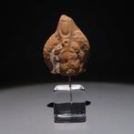 Oud-Egyptisch Terracotta Harpocrates-hoofdfiguur. Romeinse