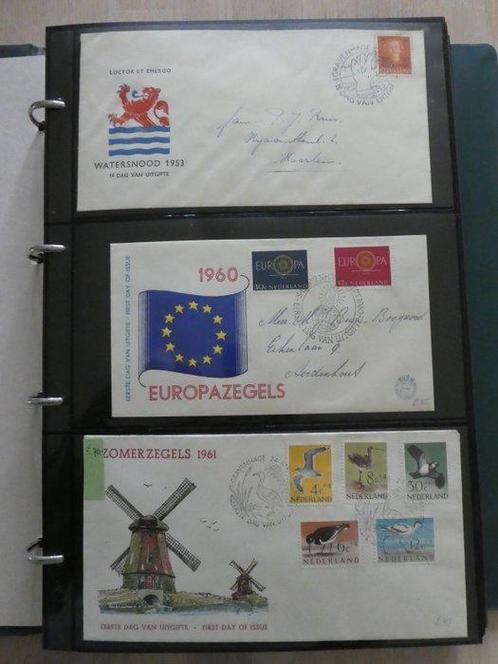 Nederland 1953/1998 - FDCs vanaf nr 12, FDC blokken en FDC, Postzegels en Munten, Postzegels | Nederland