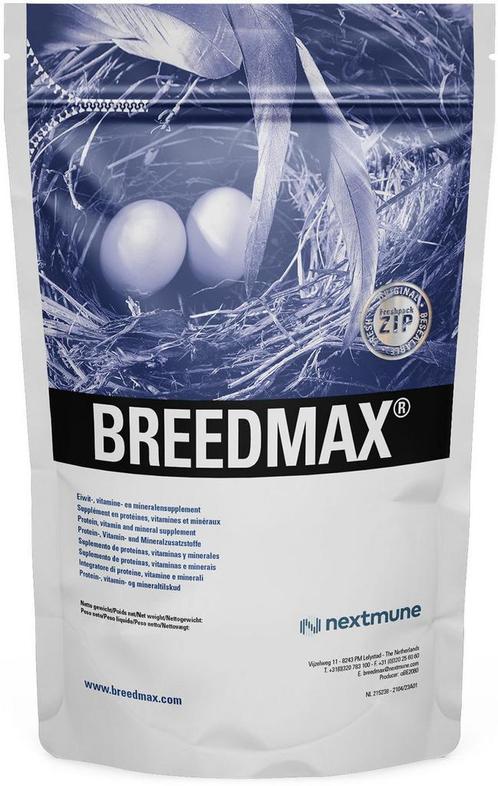 Breedmax 500 gram - Eivoer - Kweekbevordering, Dieren en Toebehoren, Vogels | Toebehoren, Nieuw, Verzenden
