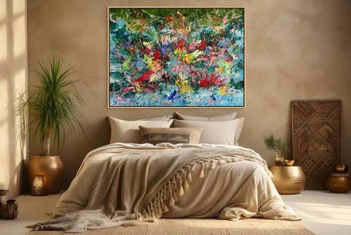 Ivanka Matiss - Monet’s gardens N.16 XL, Antiek en Kunst, Kunst | Schilderijen | Modern
