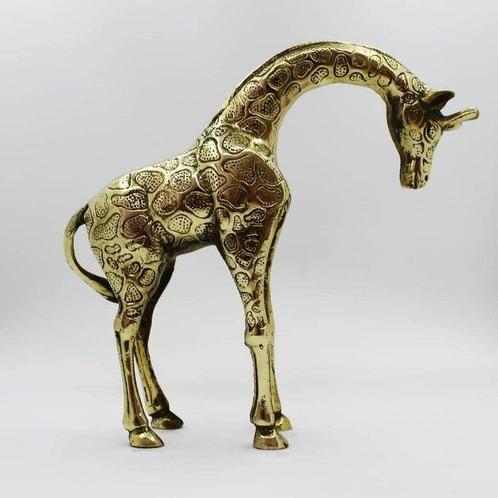 sculptuur, Mother and Baby Giraffe - 1,2 kg - 22 cm -, Antiek en Kunst, Curiosa en Brocante