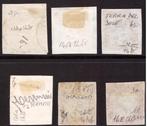 Italiaanse oude staten - Sardinië 1861/1862 - Lotto van 6, Gestempeld