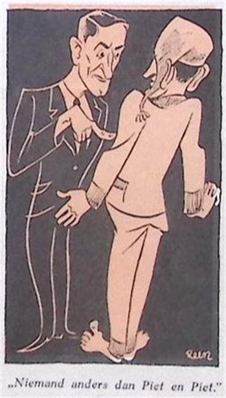 Niemand anders dan Piet en Piet (lijst optie, Lithos), Antiek en Kunst, Kunst | Litho's en Zeefdrukken, Verzenden