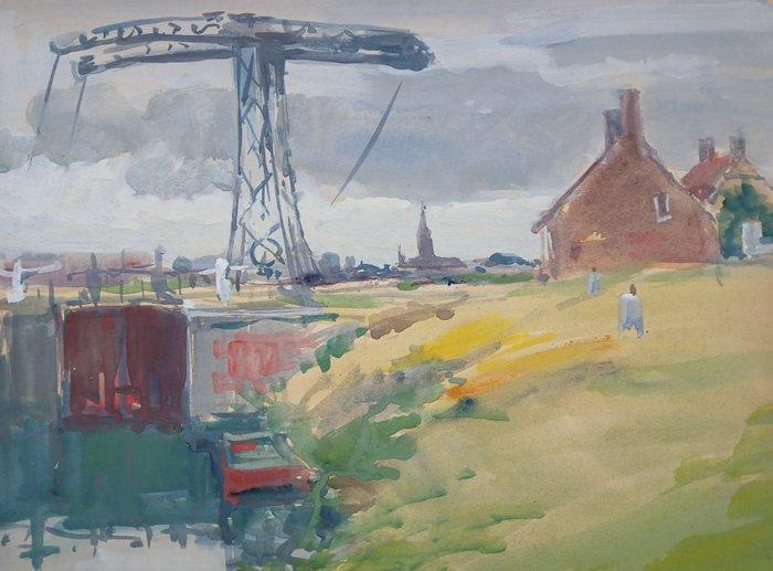 Maurice Seghers (1883-1959) - Langs de IJzer - Fintele -, Antiek en Kunst, Kunst | Schilderijen | Klassiek