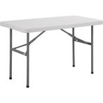 Bolero rechthoekige inklapbare tafel 122cm wit, Zakelijke goederen, Horeca | Meubilair en Inrichting, Verzenden, Nieuw in verpakking