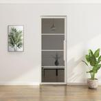 Stalen Taatsdeur - Wit - 4 Vlaks - Rook glas, 80 tot 100 cm, Overige typen, Nieuw, Metaal