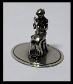 Miniatuur beeldje - Prachtige zilveren miniatuur de Vrouw, Antiek en Kunst, Antiek | Goud en Zilver