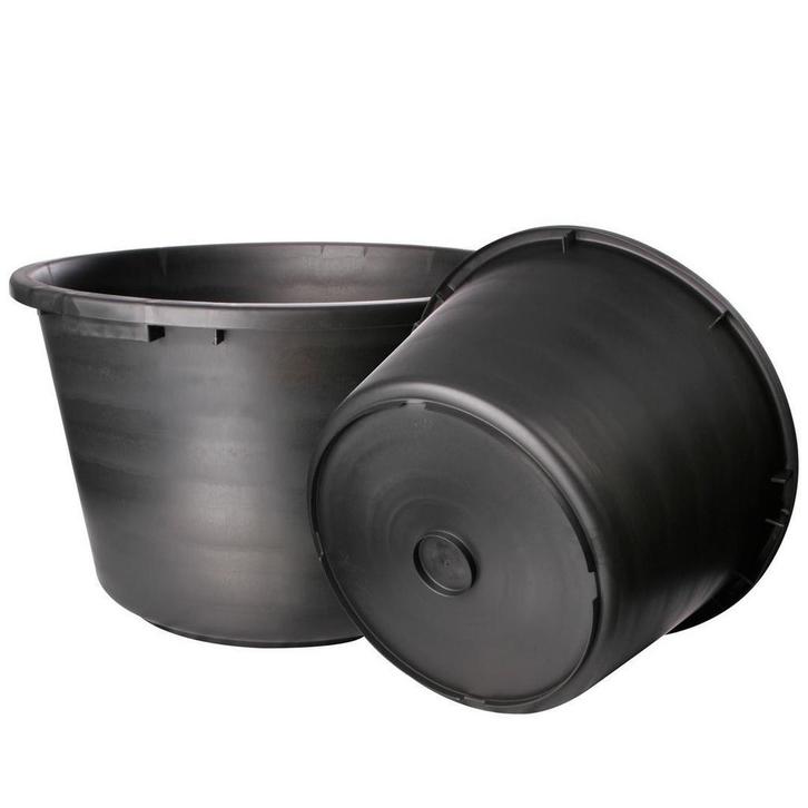 65 liter kuip zwart heavy, Tuin en Terras, Bloembakken en Plantenbakken, Nieuw