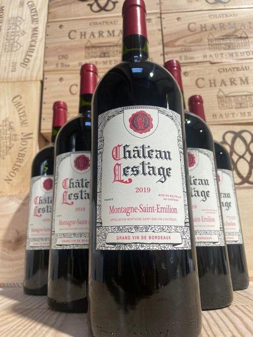 2019 Château Lestage - Saint-Émilion - 6 Magnums (1.5L), Verzamelen, Wijnen