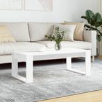 vidaXL Salontafel 102x50x35 cm bewerkt hout wit, 100 tot 150 cm, Verzenden, Nieuw, 50 tot 100 cm