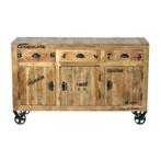 *WOONWINKEL* Robuust Dressoir Mangohout, Huis en Inrichting, Verzenden, Nieuw