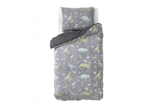 Sleeptime Glow in the dark Dinosaurs Grijs, Huis en Inrichting, Slaapkamer | Beddengoed