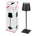 Oplaadbare tafellamp Zwart 3,5W Draadloos Dimbaar CCT, Nieuw, Ophalen of Verzenden