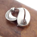 Witgouden broche met diamanten 0,18 ct. (moderne broche), Sieraden, Tassen en Uiterlijk, Broches, Gebruikt, Overige kleuren, Ophalen of Verzenden