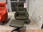 Relaxfauteuil Kebe Ergo leder olive groen 30% Extra korting, Ophalen, Kebe Ergo Olive, Nieuw, 75 tot 100 cm