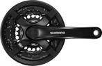 Crankstel 6/7/8 speed Shimano FC-TY501 - 175mm 48x38x28T met, Ophalen of Verzenden, Zo goed als nieuw, Onbekend